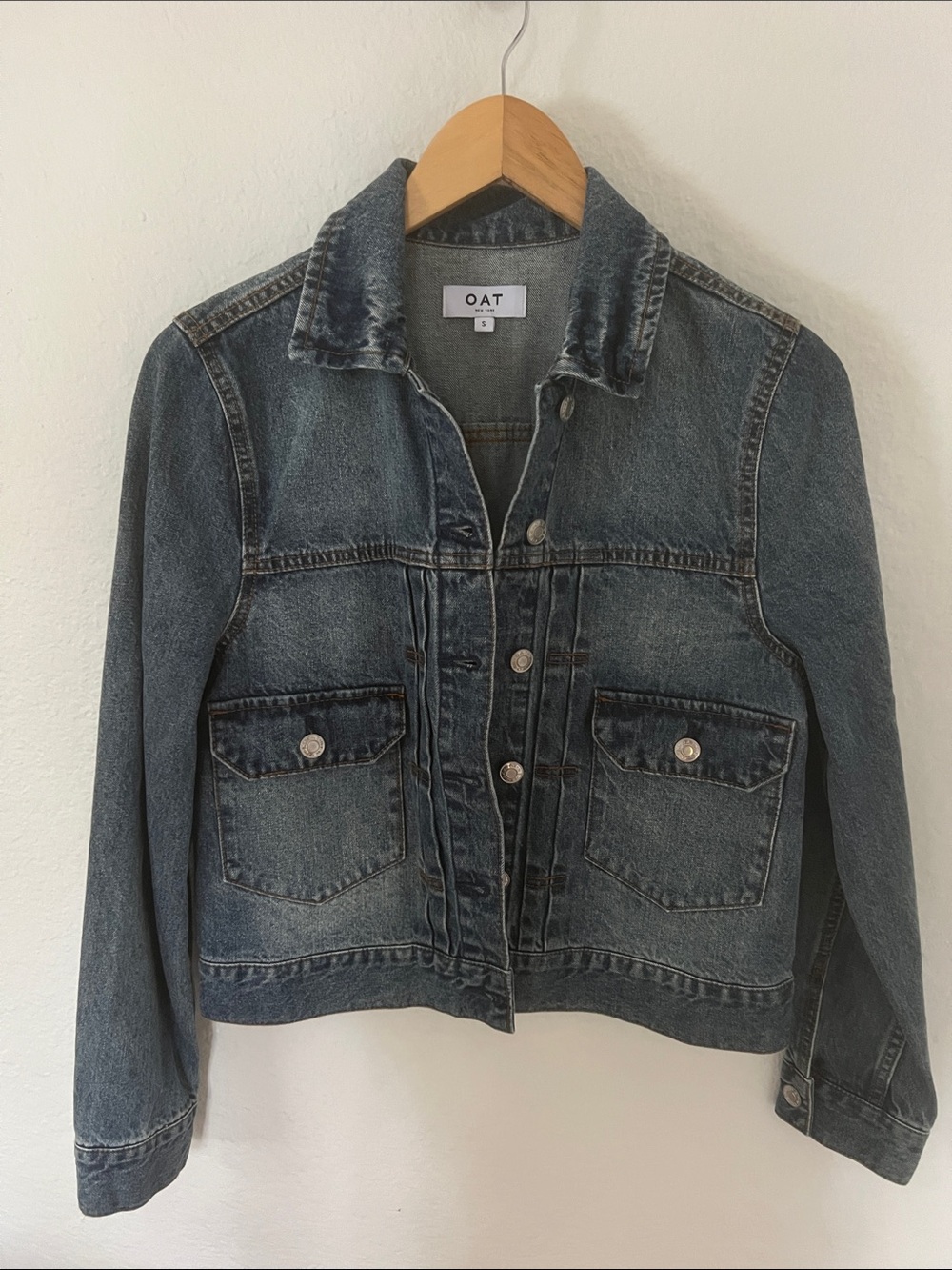 Oat New York Blue Denim Jean Jacket